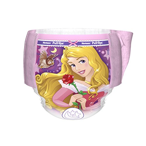 Huggies Pull Ups Nightime Potty Training Pants for Girls - Medium (11-18 kg), 12 x 3 Packs (36 Pants)