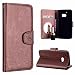 Produktbild Ledertasche Spiegel Hülle für HTC 10, Handyhülle Lederhülle Case für HTC 10, Schutzhülle Schmetterling Blumen Elegant Muster für HTC 10, ZCRO Etui Schale Brieftasche Cover mit Spiegel Mirror Design Multifunktional Handytasche Hüllen Extra Dünn Wallet Flip Case Cover Kartenfach Standfunktion Klapphülle im Bookstyle Magnetisch Schutz Tasche für HTC 10 (Braun)