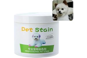 AchidistviQ 100ml Professional Pet Stain Anti Allergic Cat Dog Hair Dye Cream Coloring Agent Dog Hair Care Faded Hair Dye Chocolate Brown