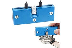 GENERIC PULABO Réglable Rectangle Montre Dos Couverture Ouvreur Remover Clé Kit De Réparation Outil pour Montre Batterie Remover Montre Réparation créatif