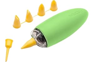 Pedrini Penna decoratrice, Silicone, (Verde)