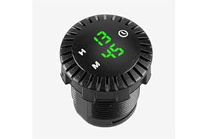 BeisDirect Reloj Táctil LED para Coche Reloj Digital Impermeable 12V / 24V Reloj Digital para Coche Reloj Digital Táctil 24 horas Panel de Pantalla LED Reloj Electrónico, 51x36mm (Verde)