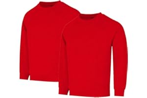 KHIM Fleece Sweatshirt Unisex Knitted Sweater Jumber Full Sleeve Kids Boys Girls Children Top Crew Neck Outdoor Activewear