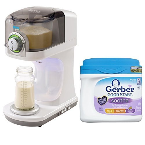 Born Free Bottle Genius Formula Maker with Gerber Good Start Soothe Powder