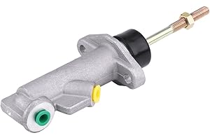 Suuonee Car Brake Clutch Hydraulic Master Cylinder Aluminium Alloy Car Brake Clutch Master Cylinder 0.75 Bore Remote Handbrake for Hydraulic Hydro Handbrake Cylinder Pump Reservoir