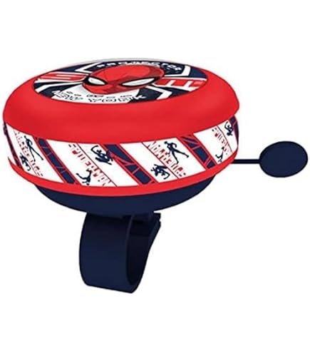 Sonnette Vélo Spider-Man - Pour Enfants Dès 3 Ans - Design Marvel - Sécurité Et Fun à Vélo - Cadeau Garçon - 2
