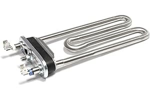 RYELDOM RESISTENZA PER LAVATRICE - 1700 WATT - 230 V - CON FORO TERMOSTATO E TERMOFUSIBILE - ARISTON - INDESIT - HOT POINT -