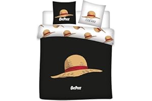 Aymax Parure da letto matrimoniale One Piece, copripiumino matrimoniale 240 x 220 cm + 2 federe 65 x 65 cm, in policotone