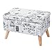 Produktbild CMDDYY Fußhocker, Haussitz, Sitzstuhl, Schuhbank, Umkleide Hocker-Mit Deckel, Größe 60X38X40CM,1