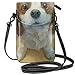 Produktbild LEPO'S Handy-Umhängetasche Tasche Handtasche Mehr als Worte Hund süß Crossbody Smartphone Geldbörse