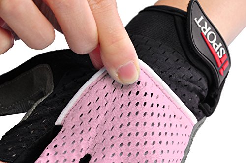 IISPORT Fitnesshandschuhe Trainingshandschuhe damen und herren für Workout Gewichtheben Bodybuilding, 4 Farbe, Gr. S-XL - 3