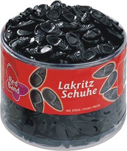 Red Band Lakritz-Schuhe (Dose mit 500 Stück)