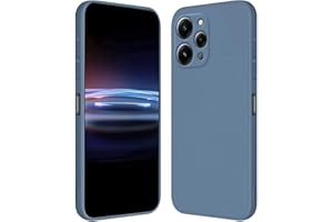 RankOne Funda para Redmi 12 (4G) / Redmi 12 5G (6.79" Inches) Carcasa de Silicona de TPU Suave - Lavanda Gris