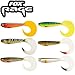 Produktbild 6 Fox Rage Pro Grub 16cm - Spinnköder Set zum Spinnfischen, Gummiköder für Hecht, Barsch & Zander, Barschköder zum Spinnfischen, Gummishad