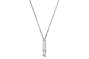 Myuilor Edelstahl Achtsames Atmen Halsketten Angst Relief Tool Shift Artikel für Angst, Stress, Panikattacke Relief Meditation Silber