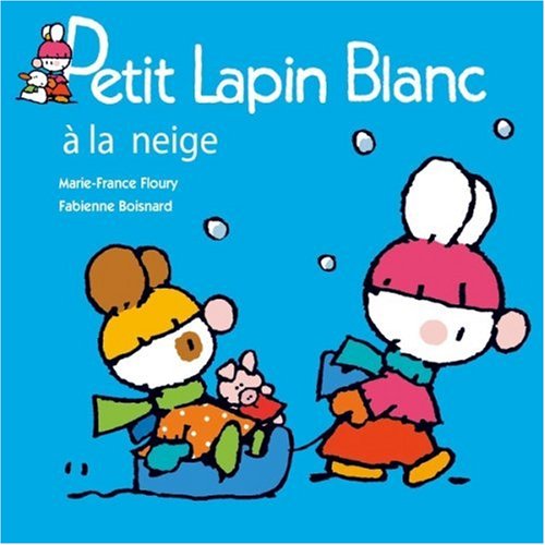 Petit Lapin Blanc à la neige