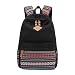 Aeoss Backpack Girls Women Bohemian Aztec Tribal Print Bag (Black, Large ( 18.6" x 12.7" x 5.3" inches )) RS.1399.00