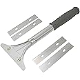 YUTAN 4" Heavy Duty Wall Non Slip Soft Grip Scraper Tool - Effortless Removal of Wallpaper, Floor Tiles, and Stubborn Materials - Durable and Ergonomic Design"