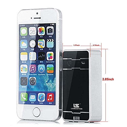 Lamaston Mini tastiera laser wireless Bluetooth virtuale, per iPhone, iPad, smartphone, tablet, layout inglese