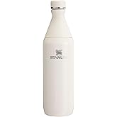 Stanley All Day Slim Soğuk Su Şişesi Termosu, 0.60 Litre, Krem