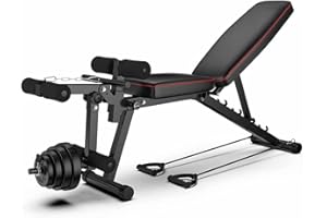 HGTRH Banco De Pesas Recto, Banco De Abdominales Plegable, Banco Musculacion Profesional Multifunción Gimnasio En Casa Entrenamiento De Fuerza Fitness 200kg De Capacidad De Peso