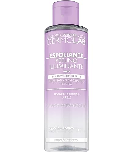 Acido Glicolico 7% Peeling Viso AHA E Alghe Rosse - Siero Esfoliante Viso All'Acido Glicolico - Siero Visage Anti Imperfezioni - Anti Impurità E - Foto 6