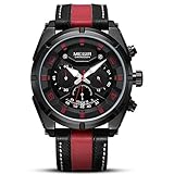 chengge Wasserdichte Armbanduhr Quarz-Minute/Sekunde/Kalenderanzeige Der Intelligenten Uhr Im Freien, 24-stündiges System, Stoppuhrgeschenk