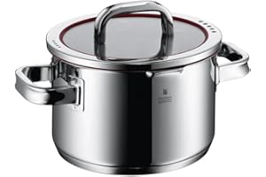 WMF Funzione 4 Acciaio Inox 18/10 20 centimetri alto Casseruola con coperchio