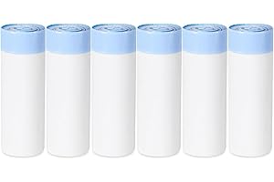 CROING PURAMAX 2, PURAMAX e PURAX - 6 rotoli di sacchetti per rifiuti di ricambio, 120 pezzi, 55 x 30 cm, sacchetti portatili per lettiera per gatti autopulente