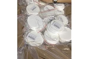 SUCOHANS 12 Synthetic Filter Discs 70mm for a Buchner Funnel and fit"Regular Mouth" Size Used for Mushroom Cultivation