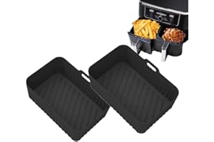 PAWARSO Akcesoria do frytownicy na gorące powietrze, akcesoriów do form silikonowych do Ninja Foodi Max Dual Zone AF400EU, AF300EU, AF400EUCP 9,5 l, 2 szt.