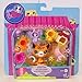 Produktbild Littlest Pet Shop - A4595 - Sweet Safari / Auf Safari - mit Jaguar #3200, Murmeltierchen Affe #3201, Murmeltierchen Zebra #3202, Murmeltierchen Elefant #3203 & Murmeltierchen Löwe #3204 - mit niedlichem Zubehör