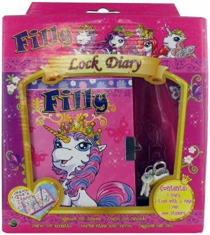 Filly Lock Diary Scrapbook