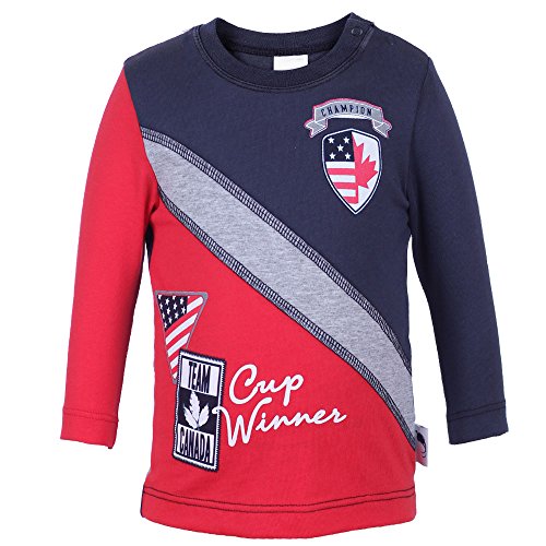 Baby Mini Boys Shirt, dark blue, size 98, 3 years