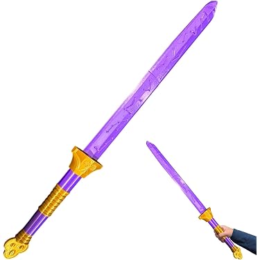 Épée K-Pop Demons Hunters – Accessoire Cosplay, Déguisement, Collection – Environ 50 Cm, Matériau PP, Style Fantastique