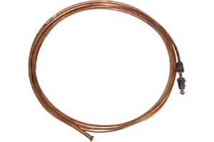 AERZETIX: Tubo per freno in rame Ø4.76mm con raccordi M10x1/M10x1 (340cm)