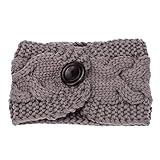 NINGSANJIN Zurich Haarband, Sommerband für Freizeitaktive, Zweifarbiges Stirnband aus atmungsaktivem Baumwolljersey - Kopfband breit,Khaki