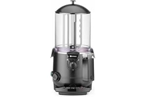 HENDI Schokoladenspender, Kakaodispenser, Schokolade, Schokoladen Maschine, maximale Schokoladekapazität: 10L, 230V, 1006W, 410x280x(H)580mm, Edelstahl, Polycarbonaat