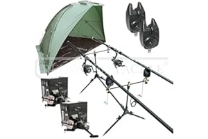 Oakwood Carp Fishing Set & Bivvy/Shelter, Rods, Reels, Pod, Alarms, Carp Tackle