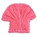 Molie Womens Microfiber Hair Drying Towel Quickly Dry Hair Hat Hair Turban Wrap Red