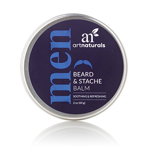ArtNaturals Bartwachs und Schnurrbart Balsam Pomade – 60g – Leave-In Conditioner & Wichse – Pflege, Stil, Halt und Form – mit Arganöl, Mango-Butter, Jojoba-Öl und Bienenwachs - 2