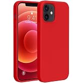 Lavderuar iPhone 12-12 Pro ile Uyumlu İ&ccedil;i Kadife Lansman Silikon Kılıf &ndash; Kamera Korumalı, Darbe Emici, Premium Yumuşak Kapak 