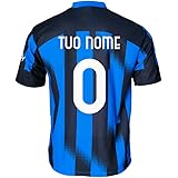 Inter Replica Ufficiale Maglia Home 2023 2024 Personalizzabile, Blu, Nero, Bianco, Bambino Ragazzo Adulto