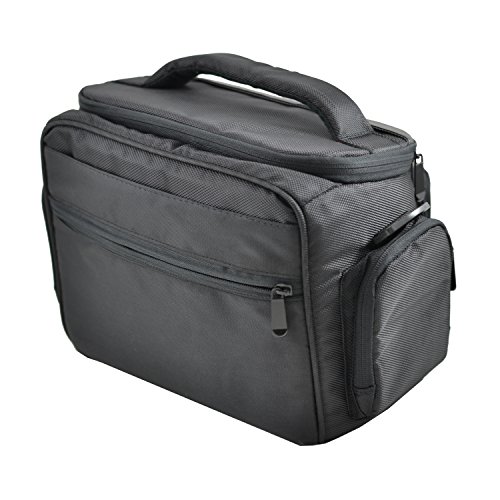 Sac    bandouli  re pour appareil photo DSLR pour Nikon D7100 D3000 D3100 D3200 D5000 D3300 D5100 D5200 D5300 D7000 D810 D750  Noir 
