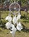 Produktbild Generic Amazing Fabulous Modische Handwerk handgefertigt Dream Catcher Circular Net mit Weiche Federn Wand hängende Dekoration Dekorationen Exquisite Ornament für Zuhause und Auto 1 Stück weiß