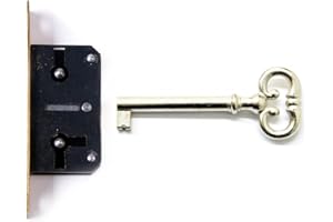 Holzando.de Einsteckschloss mit SchlÙssel (N-s, 50mm)