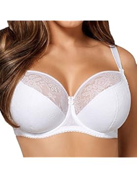 Gaia 594 Sandy Bügel BH Damen Unterwäsche Spitze Gemustert Regulierbar Setteil Top Qualität