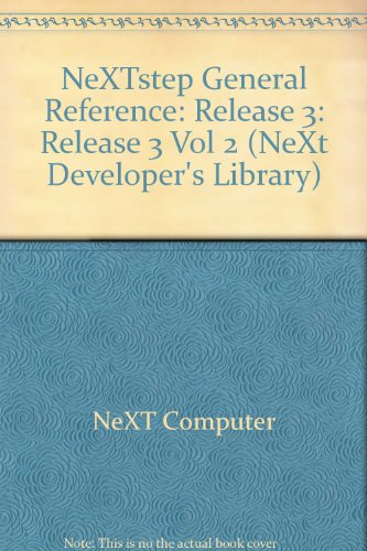 Télécharger Nextstep General Reference, Release 3 Livre PDF Gratuit