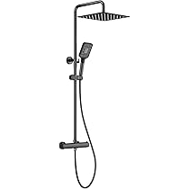 Grohe|Ensemble De Douche Thermostatique Precision Trend Avec Pommeau De Douche Douchette Barre 600 Mm|34237002