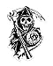 Produktbild Sons Of Anarchy Reaper Sticker